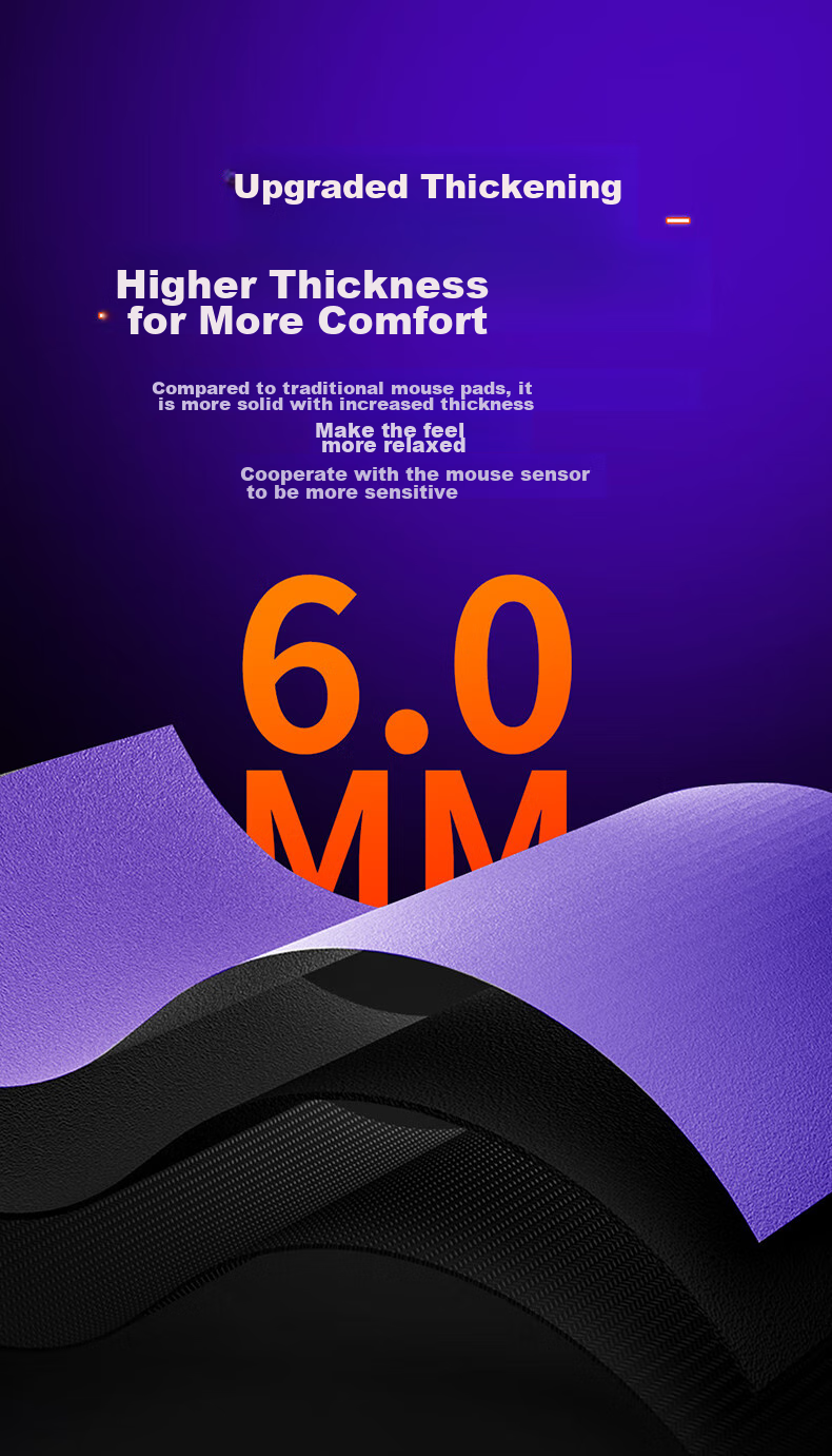 BUBM Gaming Mouse Pad for LOL, PUBG, CSGO, Overwatch, Esports Square Mouse Pad Thickened Smooth Surface 450*400*6mm Tiger Seal Bulba 9