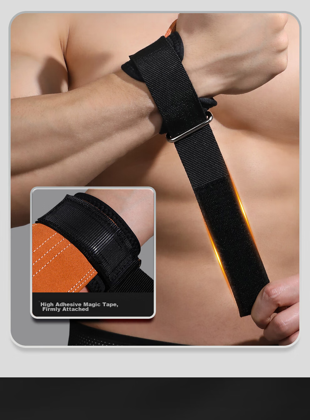PROIRON Puli'ai Fitness Pull-Up Assist Band with Double-Layer Cowhide Palm Protection And Non-Slip Grip Aid, Green, Size L 17