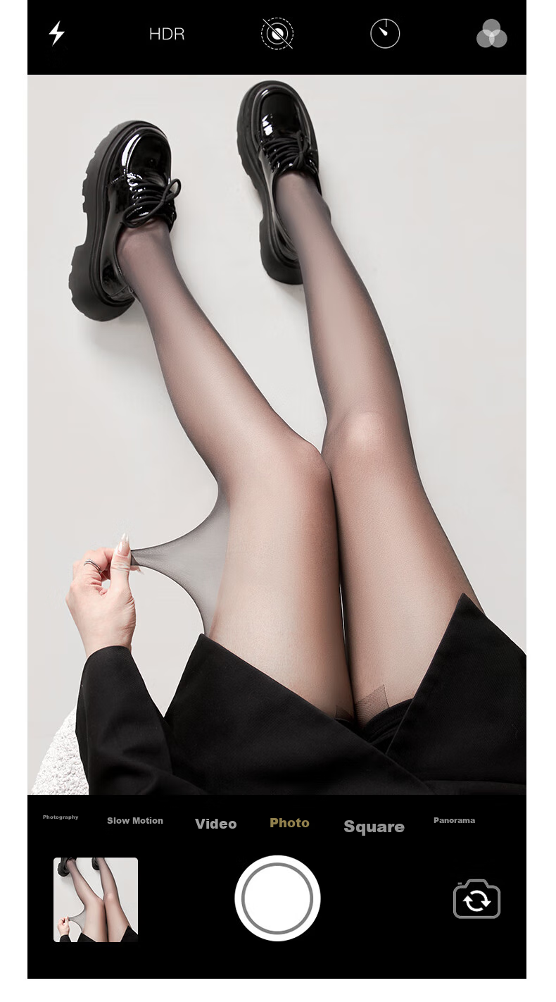 BONAS Black Stockings, Ultra-Thin 0.01, Highly Transparent, Sexy Black Pantyhose for Spring And Summer, Sheer Invisible Seamless Tights 4