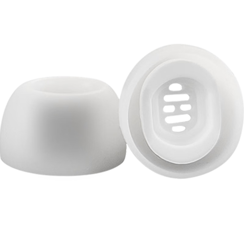 Masentek Ear Tips Compatible with Huawei Freebuds Pro 2/3/4/7i Bluetooth HUAWEI, Replacement Soft Silicone Tips, Sports Anti-Slip, White Medium Size, 1 Pair