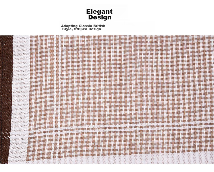 GLO-STORY 3-Pack Cotton Couple's Universal Handkerchief, Light Classic Style MSP014074 5
