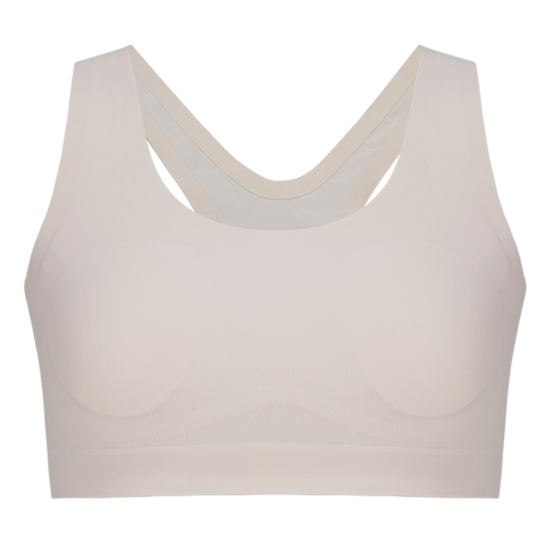 Aimer Children's And Girls' Bra One-Piece Knit Top, Big Girl Cloud Girl First Stage Short Vest [Breeze] AJ1155721 Pink 150