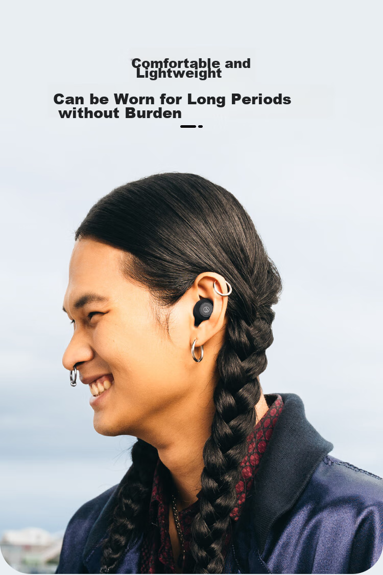 Audio-Technica CKS30TW+ True Wireless Noise-Cancelling Bluetooth Earphones, In-Ear Music Bass Waterproof, Compatible with Huawei, Apple, Xiaomi Headphones, Beige 2
