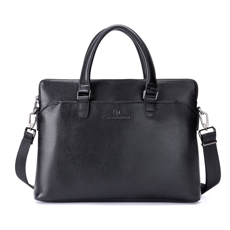 Aokang Business Briefcase Handbag Shoulder Bag Top-Grain Leather Men's Laptop Bag Birthday Gift for Husband