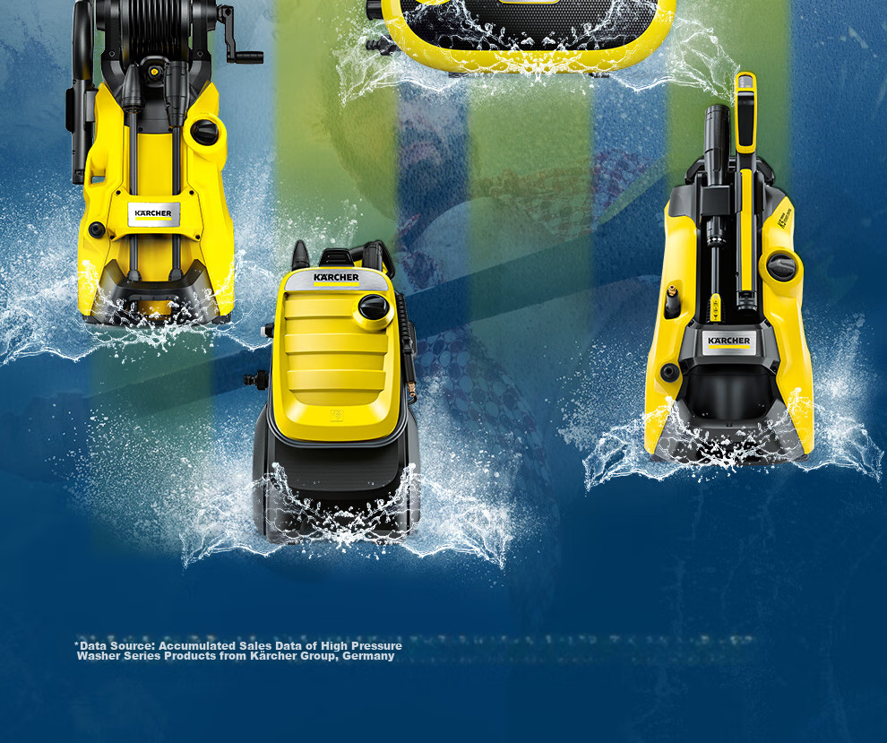 KARCHER German High-Pressure Washer, Household Car Washing Machine, Water Gun, Pump, Cleaning Machine for Floor Washing 4
