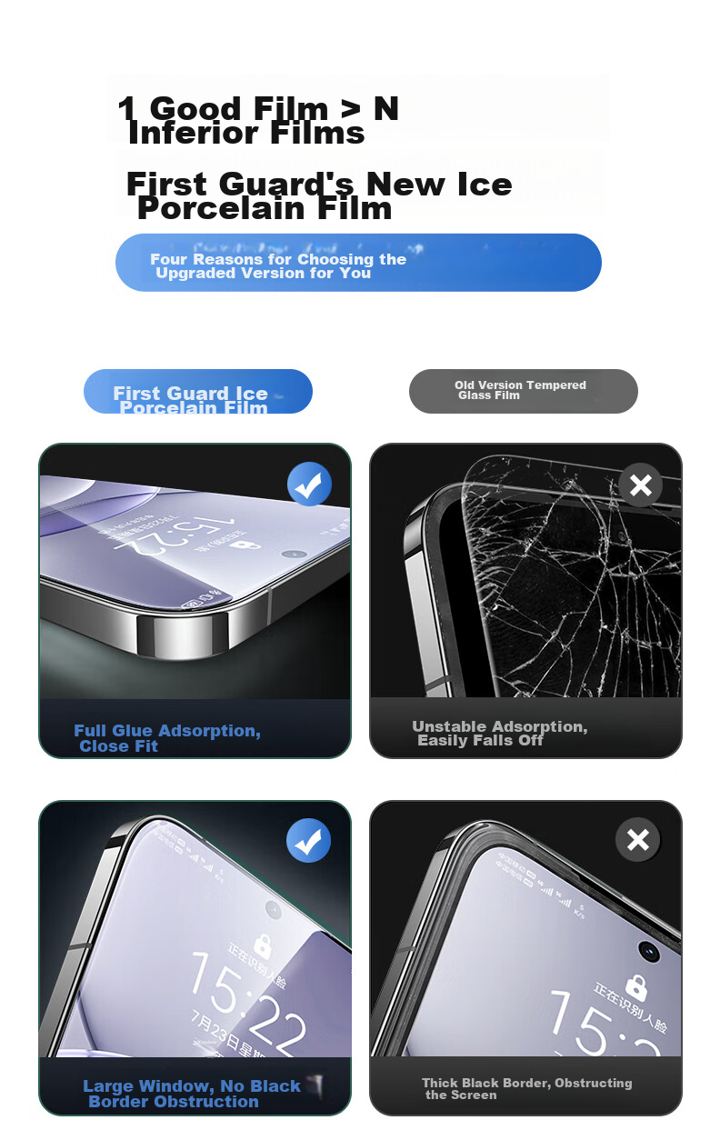 DIVI [Official Recommendation | 2 Pieces] Screen Protector for Huawei Nova14/13/nova12/11, Curved Full Coverage Soft Film, HD Anti-Fingerprint Smooth Non-Tempered Glass 4