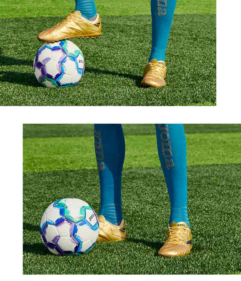 JOMA Kangaroo Leather Soccer Shoes for Men, MG Short Studs, Non-Slip, Wear-Resistant, Professional Football Training Shoes, White, Size 43 20