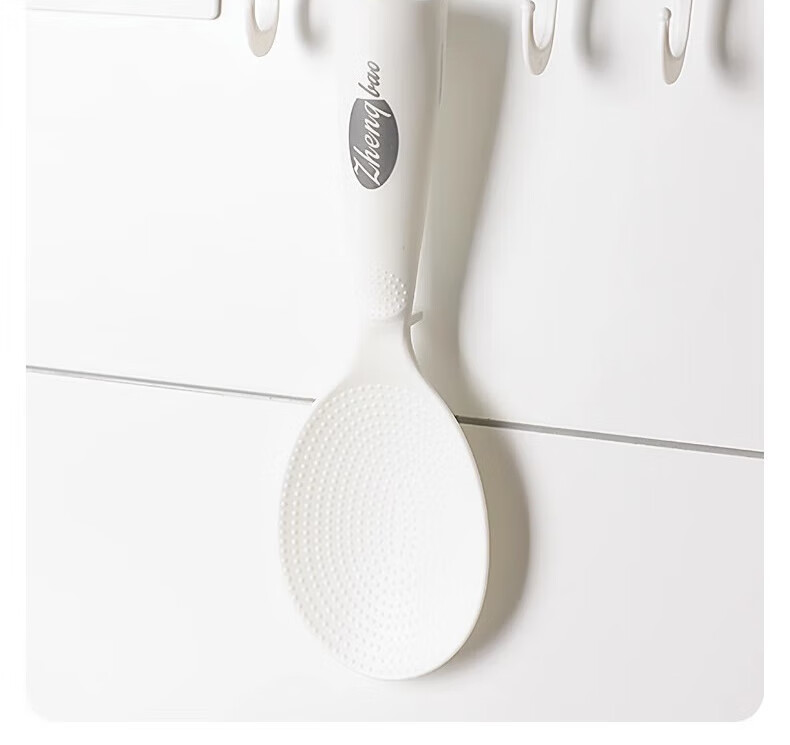 Dipuer Non-Stick Rice Spoon, Stand-Up Design for Home Use, Rice Serving Ladle for Electric Rice Cooker, Non-Stick Cooking Utensil 21