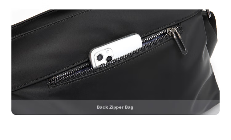 GOLF Men's Nylon Water-Resistant Shoulder Bag, Large Capacity Crossbody Bag, Casual Trendy Lightweight Fashionable Satchel 10