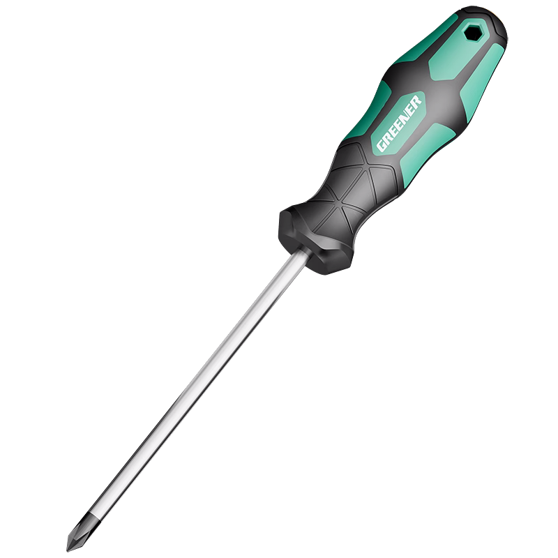 GREENER Screwdriver Set, 6x150mm Phillips And Flathead, Household And Industrial Grade, Strong Magnetic Screwdriver Tools Kit, Extra Hard Screwdriver