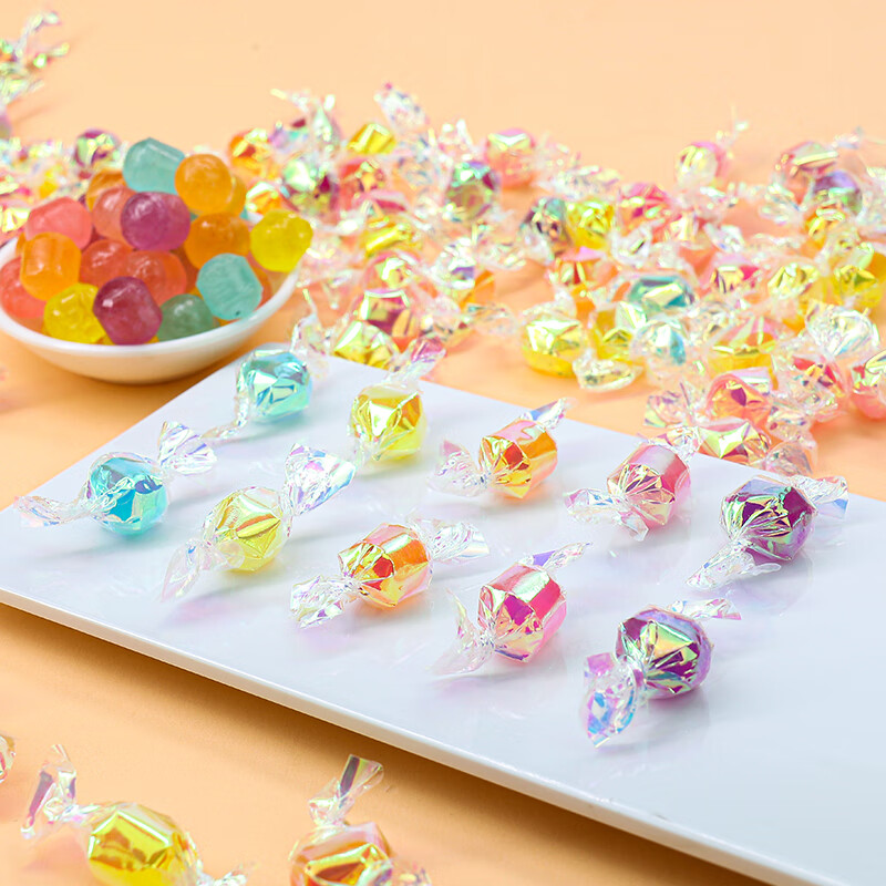 汇福园 千纸鹤糖果 500g 水果硬糖 休闲零食 儿童礼物 彩色酸糖果