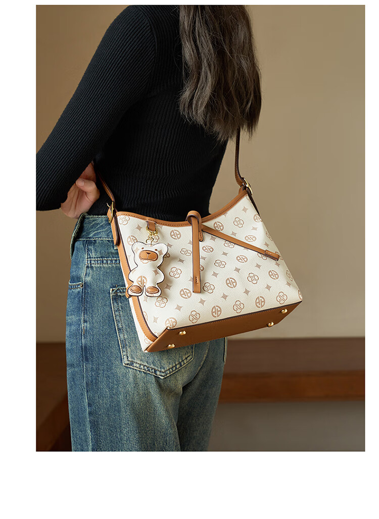 Aokang Women's Large Capacity Hobo Underarm Tote Bag Luxury Crossbody Shoulder Bag Birthday New Year Gift for Girlfriend Wife 9