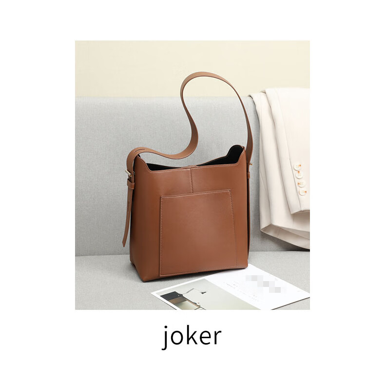 Viney Leather Handbag, Large Capacity Bucket Bag for Women, Light Luxury Shoulder Crossbody Bag, Practical Birthday And Mother's Day Gift for Mom 15