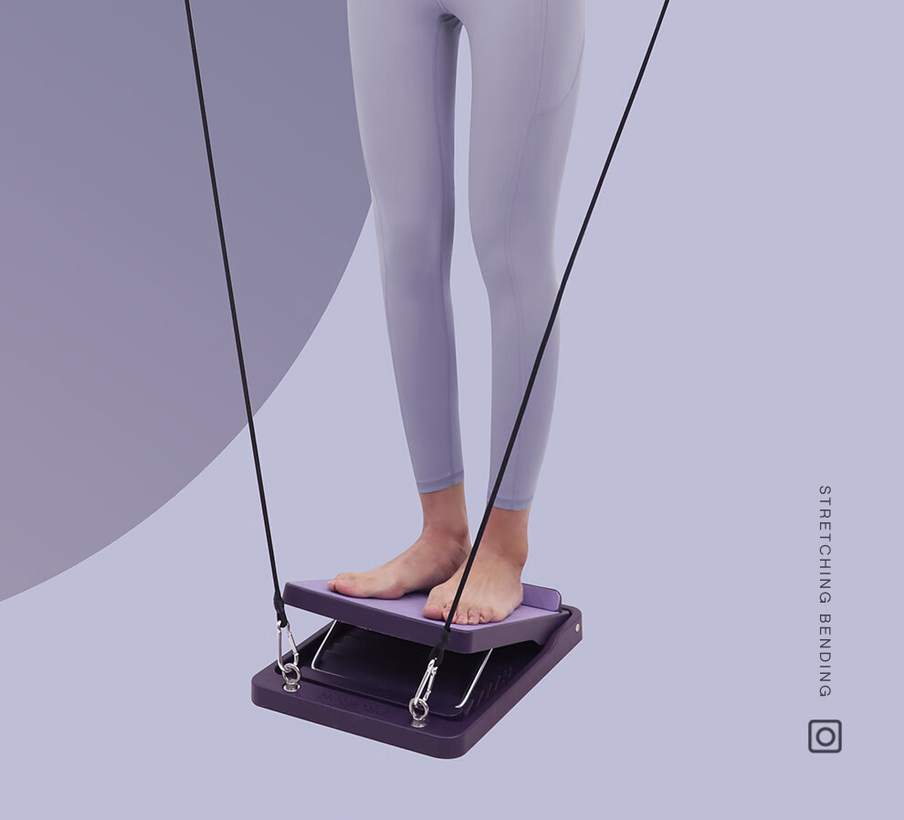 PROIRON Puliai Steel Stretching Board Seated Forward Bend Trainer Calf Stretch Incline Board Squat Step Platform 7