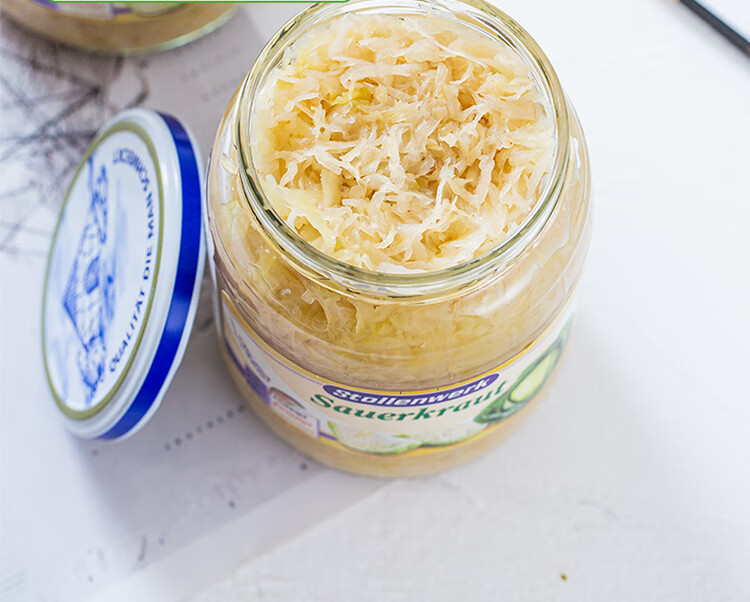 德国进口 碧绿屋酸椰菜罐头680g 包菜甘蓝切丝腌菜泡菜酸椰菜榨菜酱菜