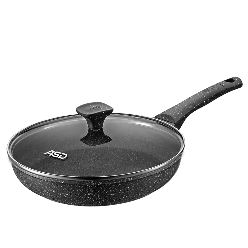 ASD Non-Stick Frying Pan, Maifanite Color, Multifunctional Steak And Stir-Fry Pan, 26cm, Compatible with Induction Cooker, S11