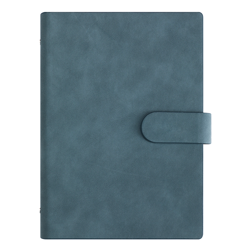 Faramon Loose-Leaf Notebook B5, Simple Notepad, Business Office Detachable Large Meeting Record Book Diary B5-Blue