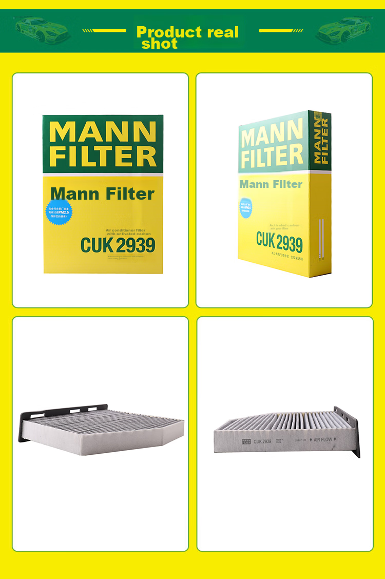MANNFILTER Air Conditioning Filter Element CUK29061/CUK2939 for Magotan, CC, Sagitar, Golf, Touran, Passat, Tigua 15