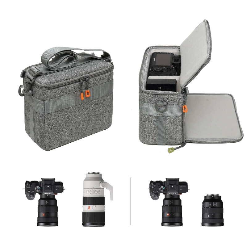 Saiteng statinBD04WA7 single battery micro single camera package full frame micro single package anti pressure double opening structure is suitable for Sony a7/Canon R series SLR 200D and other rich X-T20 etc. Saiteng statinBD04WA7 single battery micro single camera package full frame micro single package anti pressure double opening structure is suitable for Sony a7/Canon R series SLR 200D and other rich X-T20 etc.