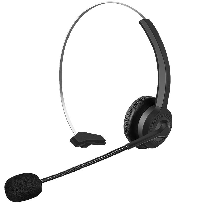 Yijiatong Single-Ear Headset Y300-3.5mm Dual Plug-In Headphones, Over-Ear Call Center Headphones/customer Service Headphones/noise-Cancelling Headphones/business Mobile Office Direct Computer Connectio
