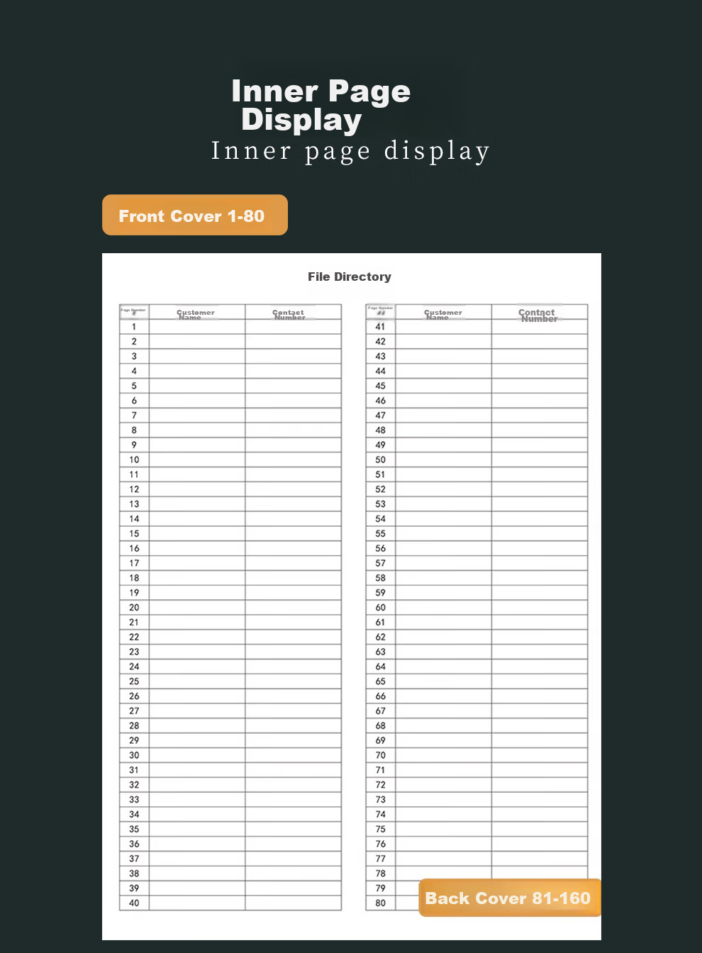 Jiaranheng Member Registration Book, Beauty Salon Customer File A4, Client Management Manual, VIP Information Registration Form, Hair Salon Manicure Eyelash Customer Record Book, Customized, Premium Light Gray 4