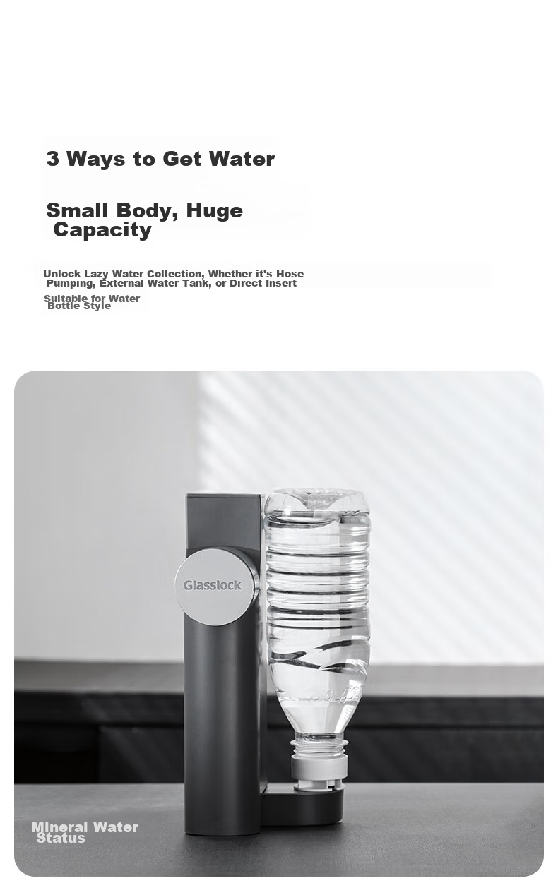 GLASSLOCK Portable Folding Kettle Mini Water Boiler Fast Heating Direct Drinking Machine Electric Hot Water Kettle for Travel, Business Trips, Home Use, Desktop Constant Temperature Hot Water Kettle Mineral Water Heater 6