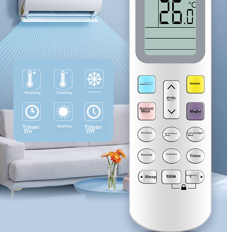 Qinxuan Universal Remote Control for Kelong Air Conditioners, Compatible with All Kelong Wall-Mounted, Cabinet-Mounted, Floor-Standing And Central Air Conditioners, Inverter Air Conditioner Controllers And Universal Remote Panels 9