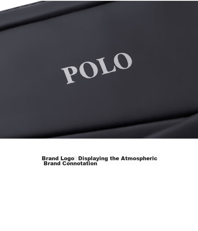 POLO Shoulder Bag, Men's Casual Crossbody Bag, Sports Satchel, Vertical Style IPad Bag for Men, Commuter Large Capacity Phone Bag 23