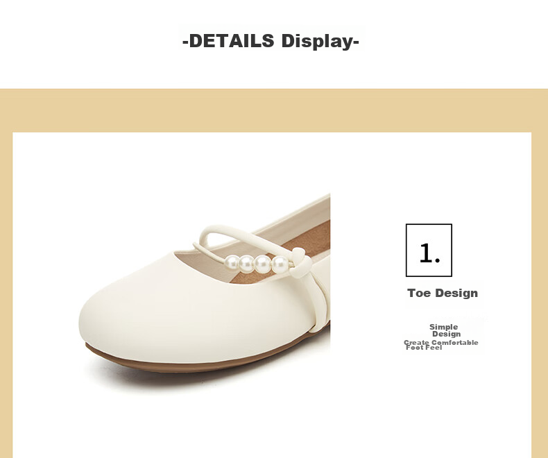 DAPHNE Fairy-Like Gentle Women's Flat Shoes with Soft Soles, Mary Jane Shoes, Evening Shoes for Women 4623101127 Yellow 35 8