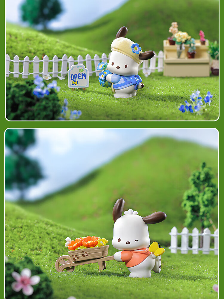 MINISO My Melody Blind Box Figurine, Tea Party Secret Garden, Collectible Toy, Birthday Gift, Single Box 7