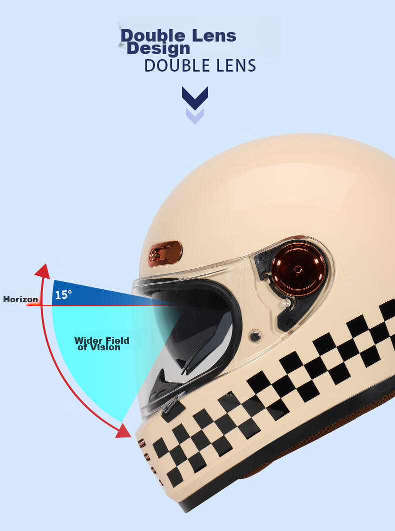 ZNP AM912 Gray White Pirate 2XL 3C Certified Retro Motorcycle Electric Helmet Unisex All-Season 5