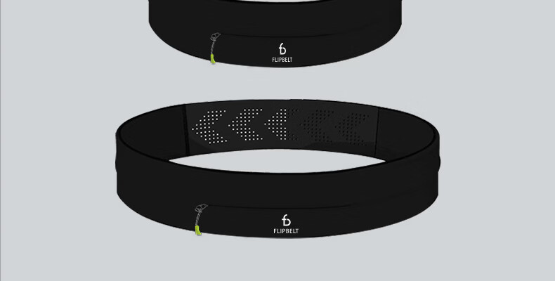 Flipbelt [Magic Tape Zipper Style] Men's And Women's Sports Running Waist Pack Belt Marathon Gear, Black, Adjustable Versio 11