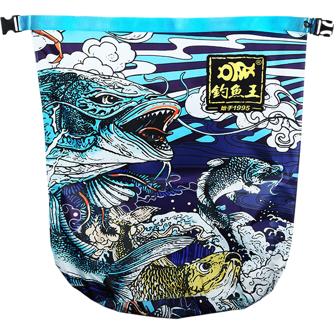 Diaoyuwang Live Fish Bag, Waterproof, Thickened, Portable Fishing Net Bag, Foldable Fish Bag for Fishing, Mini Size 50*60cm