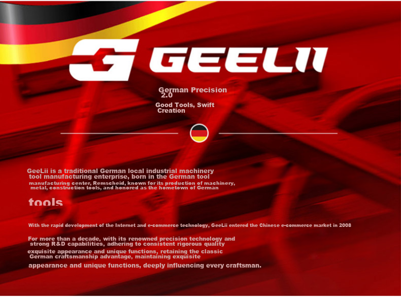 GeeLii Hex Key Set, Hex Wrench, Folding Metric Hex Screwdriver Set, 8 Pieces, 55050 7