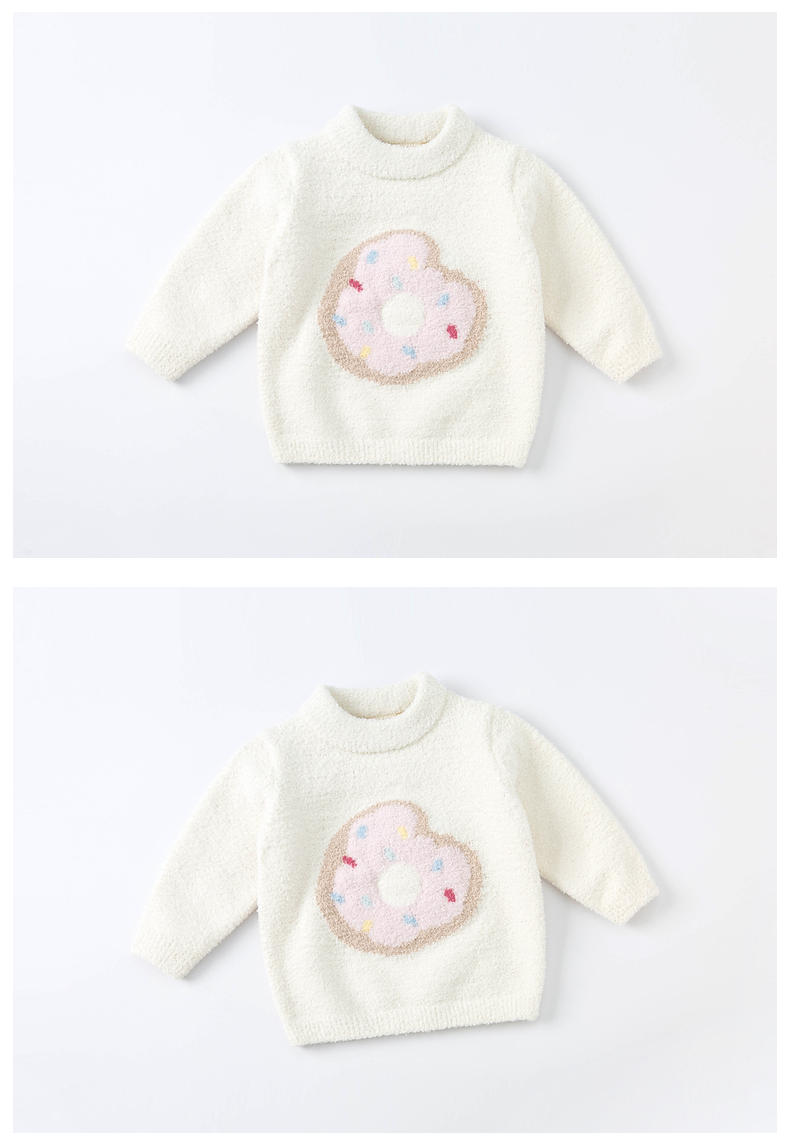 DAVE & BELLA Children's Chenille Sweater Winter Toddler Top Kids Boys Girls Fashion Knitwear 6