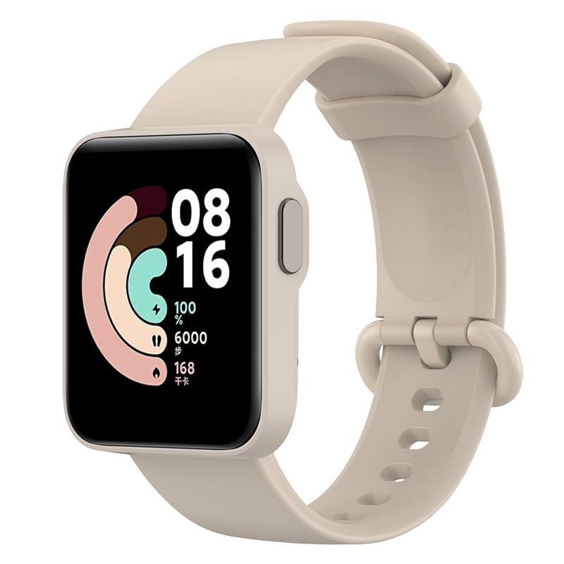 KMaxAI Compatible Silicone Strap for Xiaomi Redmi Watch 2, Replacement Wristband for Xiaomi Redmi Watch 2 Dopamine Lite 2 Sports Watch, Fresh Style, Ivory White