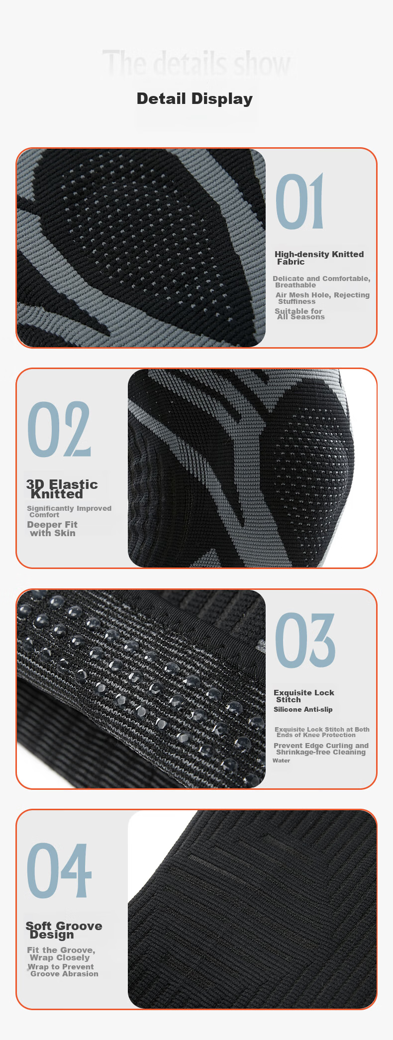 Li-Ning Knee Brace for Warmth, Arthritis, Meniscus Injury, Effusion Repair, Patella Fixation, Breathable Ligament Injury Support 13