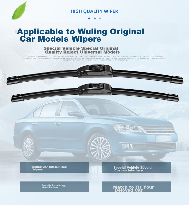 Aoye Windshield Wipers for Wuling Zhiguang 10-25/16 Zhiguang Small Truck, Frameless Wiper Blades, Front Window Wipers, 1 Pair, 18+16 Inches 4