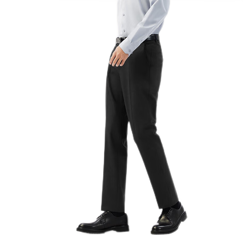 Hodo Men's Dress Pants, Level 3.5, Wrinkle-Free, Machine Washable, Signature Pleated Elastic Dress Pants