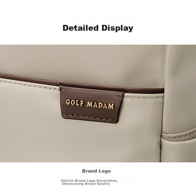 GOLF Women's Backpack, 13.3-Inch Apple Laptop Hidden Handle, Huawei Computer Backpack, Women's Schoolbag, Business Travel Bag 30