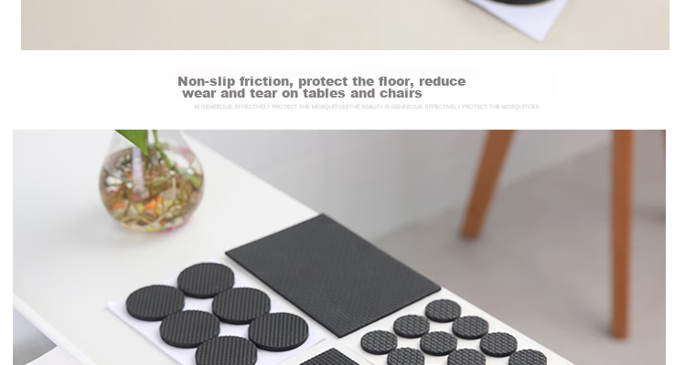 Jiebishi Chair Foot Pads, Table And Chair Leg Covers, Quiet, Wear-Resistant, Non-Slip, Thickened Pads, Sofa Stool Anti-Slip Stickers, Table Leg Pads 12