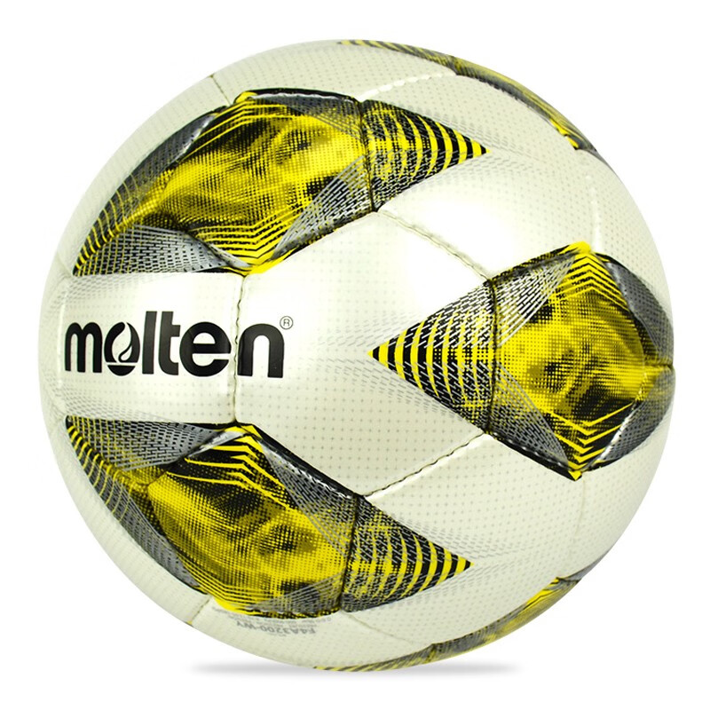 Molten Soccer Ball Size 4 F4A3200-WY Youth, for Ages 5-7, PU Leather, Anti-Sand Air Valve, Universal Soccer Ball