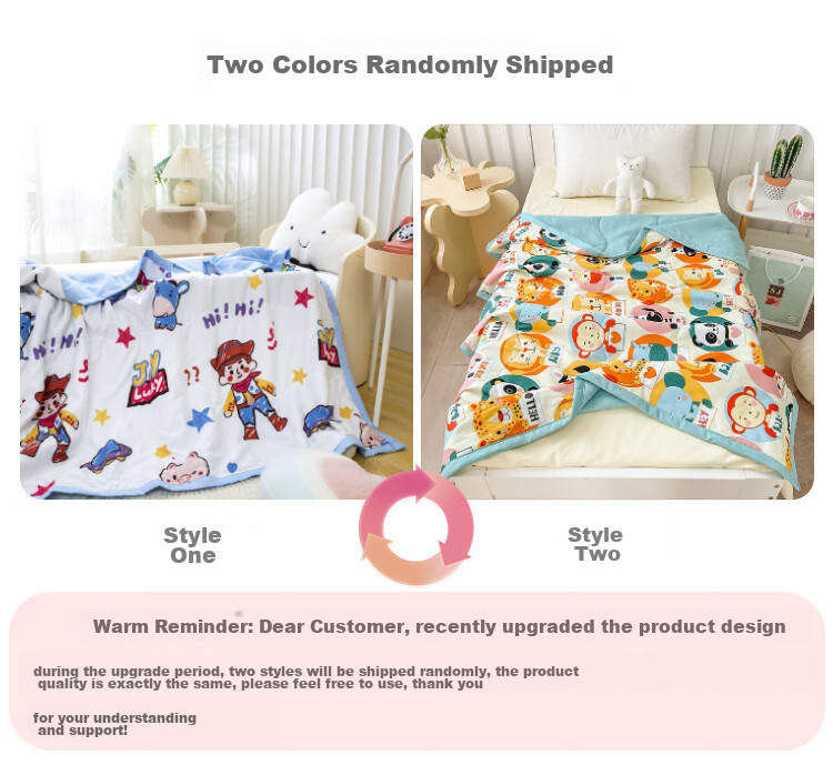 9I9 Baby Quilt, Air Conditioning Blanket, Summer Cool Quilt, Thin Spring Quilt, Kindergarten Nap Children's Comforter, Washable Cotton A63 Pink 3