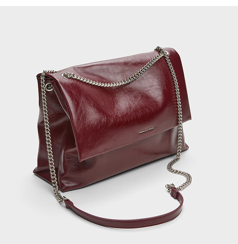 CHARLES&KEITH Large Capacity Soft Chain Messenger Bag, Shoulder Bag, Underarm Bag, Women's Handbag, Birthday Gift, CK2-20271514 9