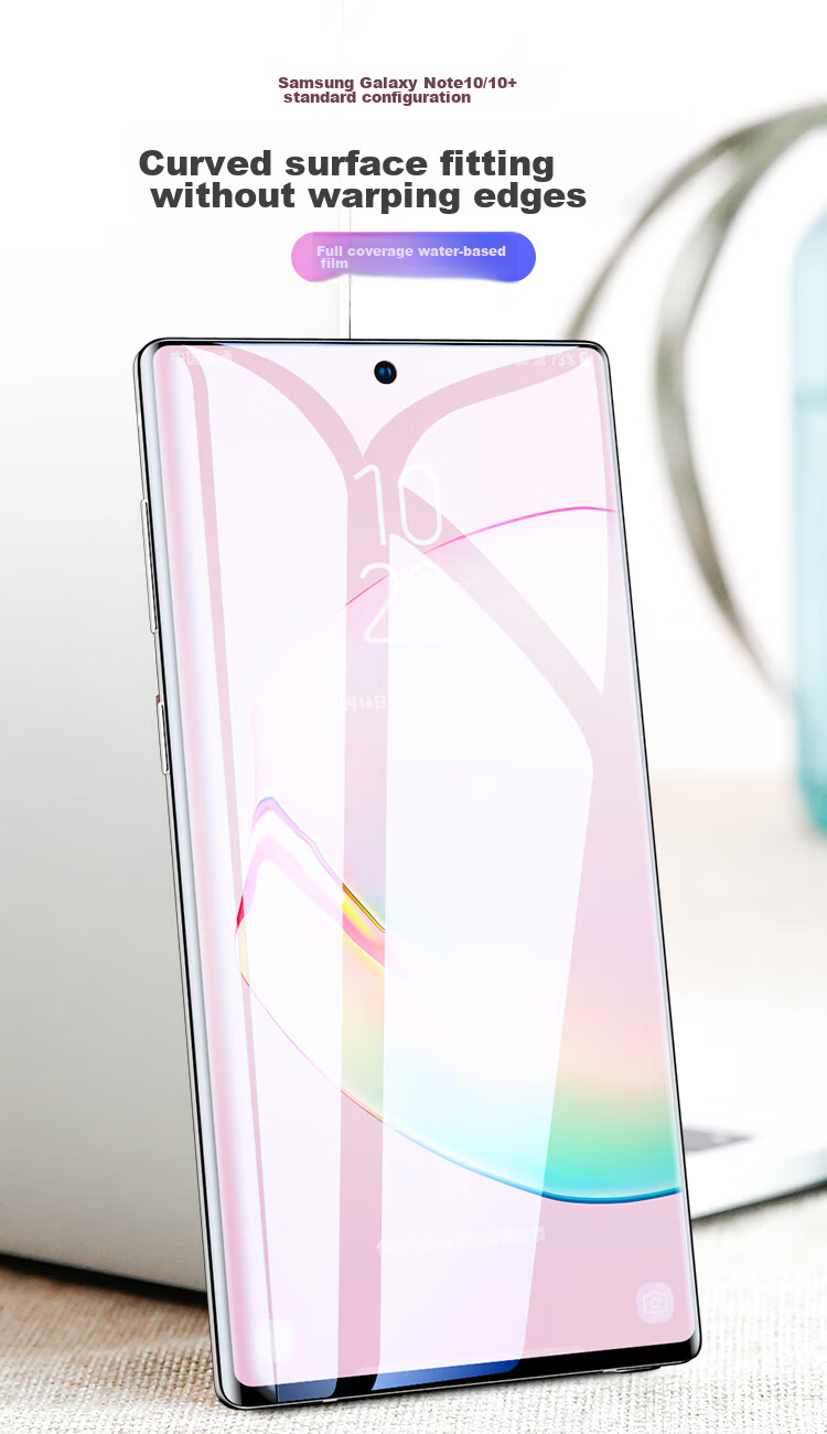 Yisika [Ultra-Fast Repair 2 Pieces] Suitable for Samsung Galaxy Note 20 Ultra Hydrogel Soft Film, Phone Screen Protector, High-Definition Full-Screen Non-Tempered Glass Fully Adhesive Anti-Scratch Anti-Fingerprint JM119 1