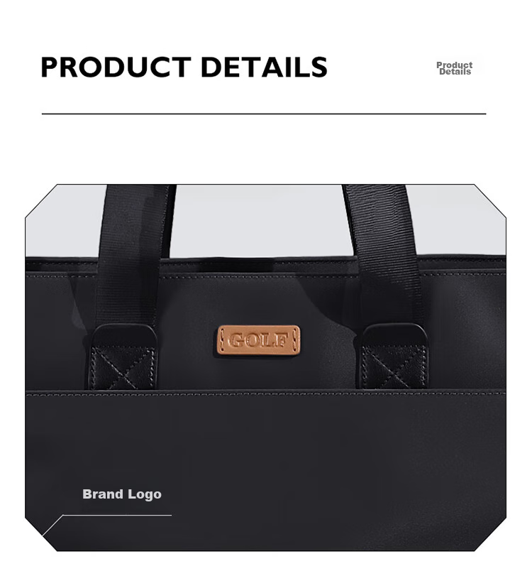 GOLF Business Briefcase for Men, 14/15.6-Inch Laptop Bag, Casual Document Bag, Shoulder Crossbody Bag 23