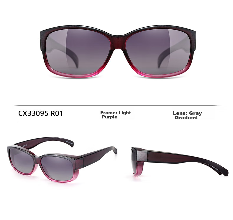 CAXMAN Sunglasses Clip-On Polarized Lenses for Men And Women, Nearsighted Driving Glasses 22