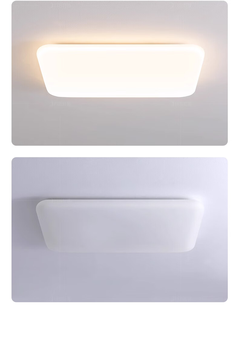 Yueying Linzhiguang Floating Light Eye-Protecting Ceiling Lamp for Living Room, Modern Minimalist Cream Style Main Lighting Fixture 25