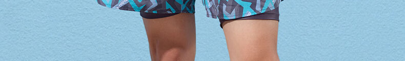 Li-Ning Swimming Trunks for Men, Anti-Embarrassment Knee-Length Double-Layer Swim Shorts, Comfortable High-Elasticity Beach Shorts for Seaside Vacation, 200 Blue-Gray XL 20