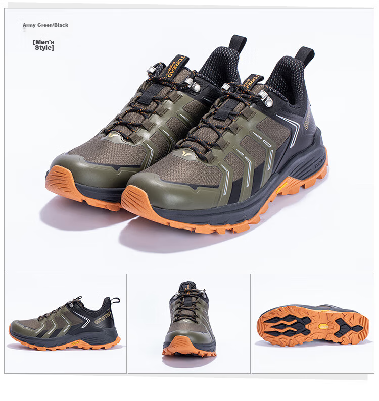 TOREAD Waterproof Hiking Shoes, Autumn And Winter Men's Non-Slip Trail Mountaineering Shoes, Warm Grip Outdoor Shoes TFAACM91983 13